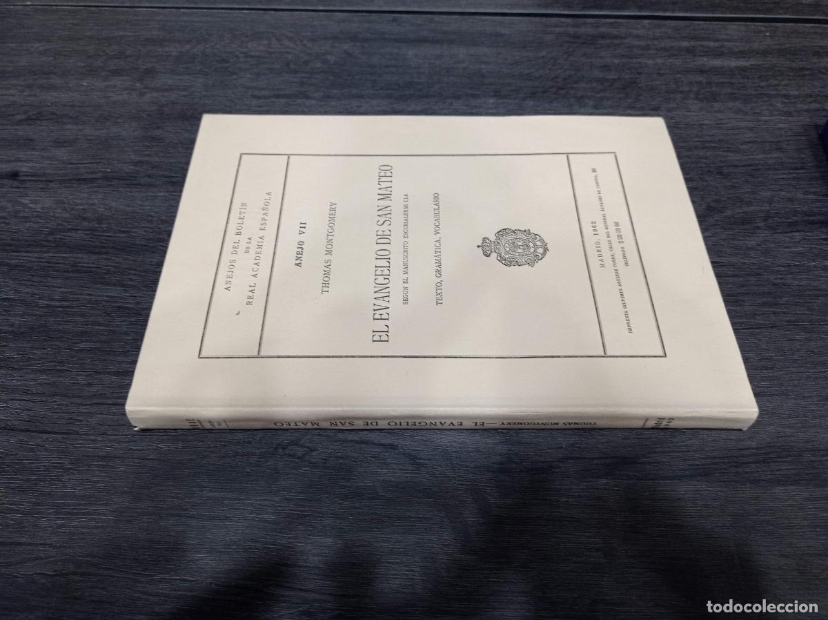 Libros de segunda mano: 1962 - THOMAS MONTGOMERY. El evangelio de San Mateo