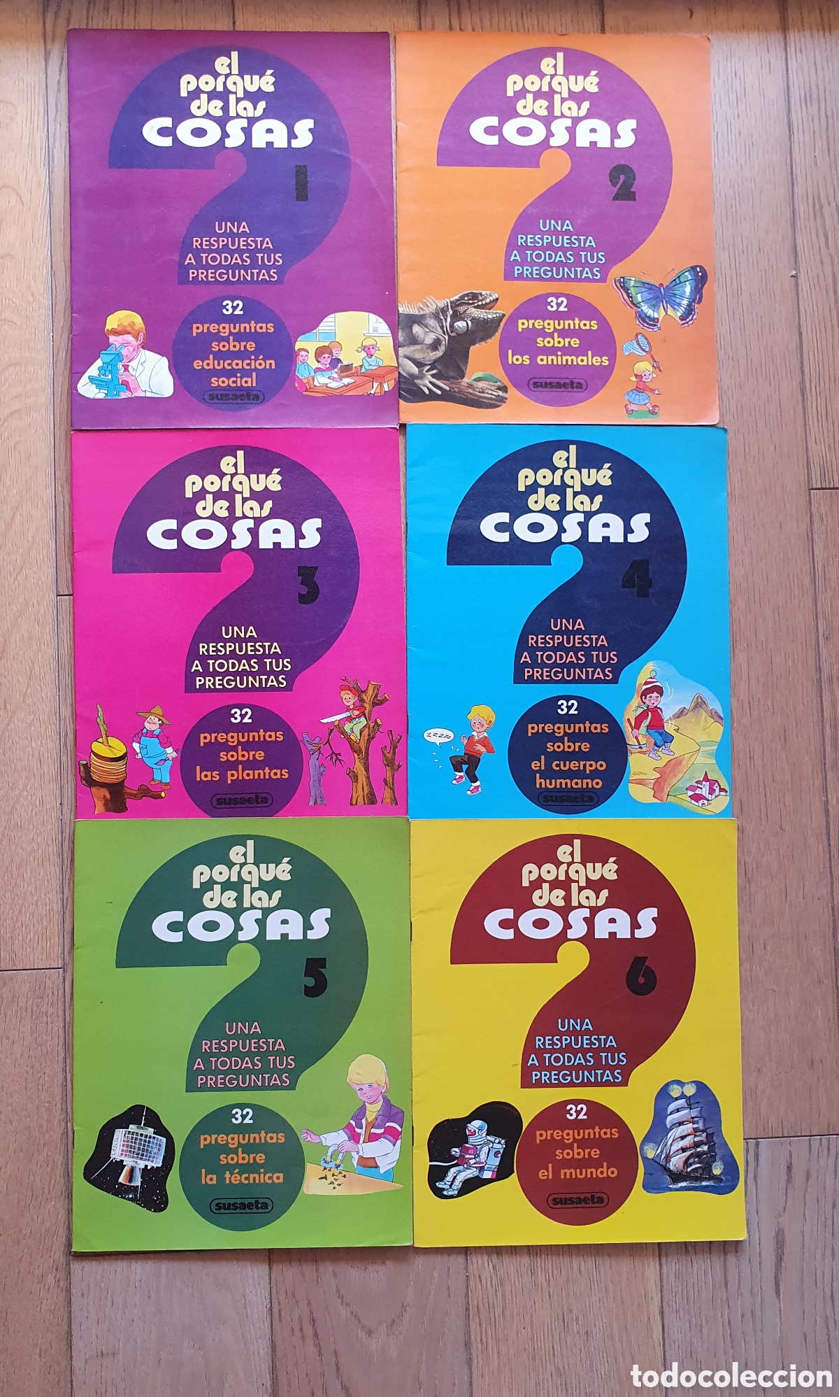 Libros de segunda mano: . Lote Completo 6 Vol&uacute;menes &rdquo;El Porqu&eacute; de las Cosas&rdquo; - Editorial Susaeta 1985