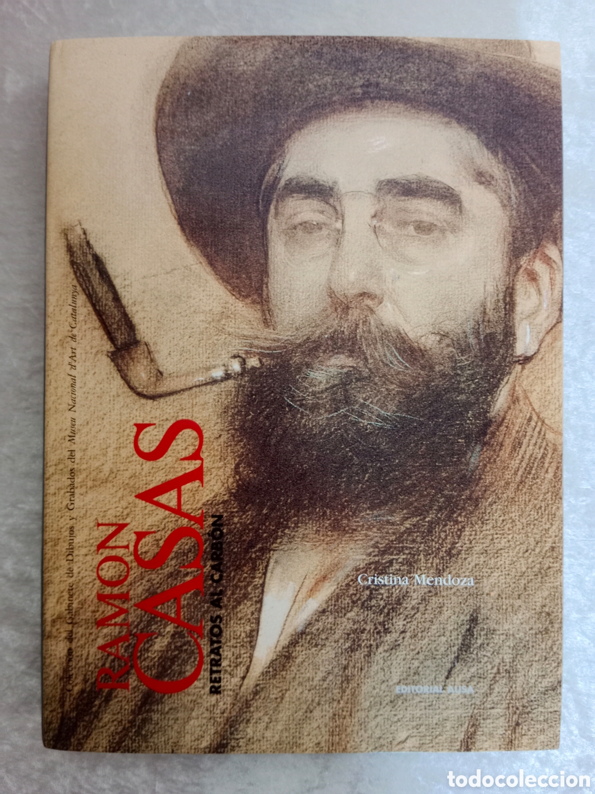 Libros de segunda mano: RAM&Oacute;N CASAS, RETRATOS AL CARBONO, CRISTINA MENDOZA, MNAC