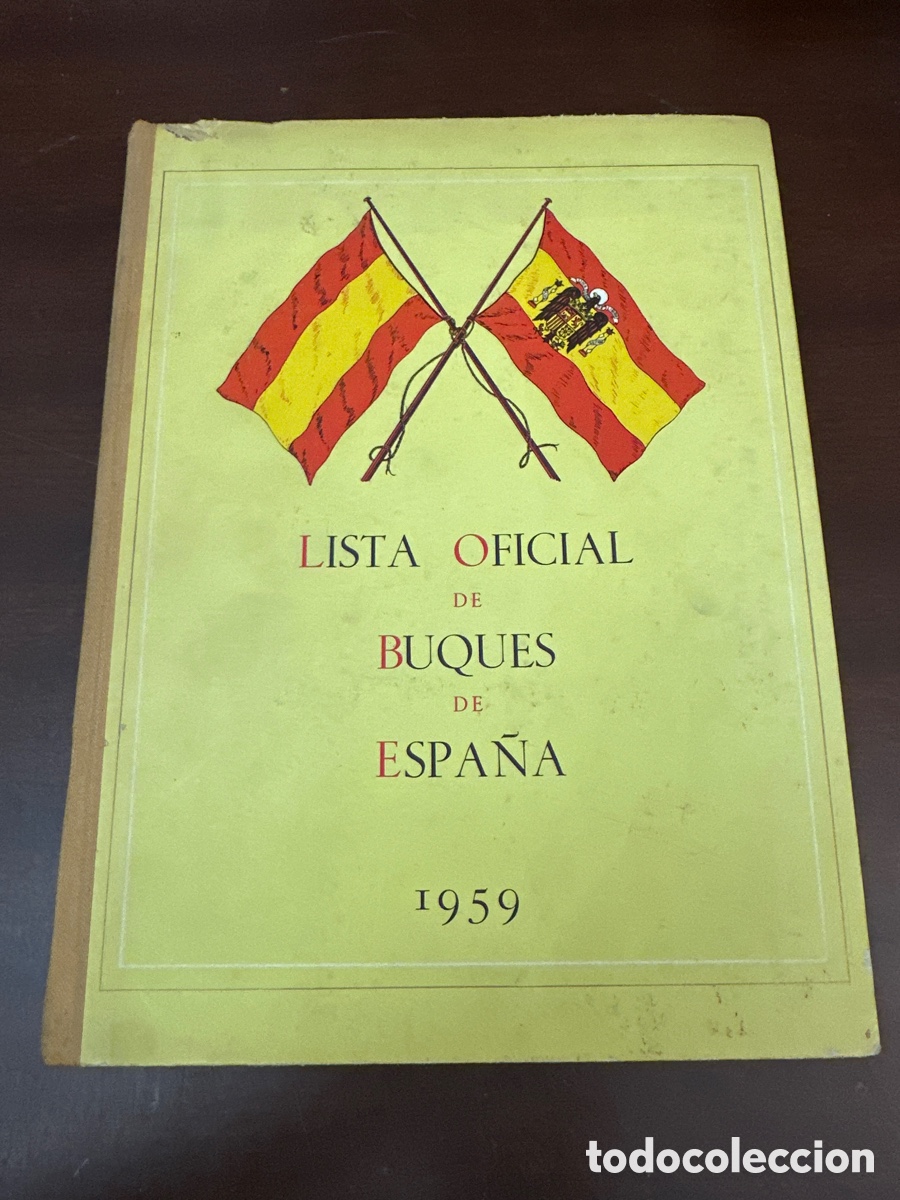 Libros de segunda mano: LISTA OFICIAL BUQUES DE ESPA&Ntilde;A 1959 - Foto 1