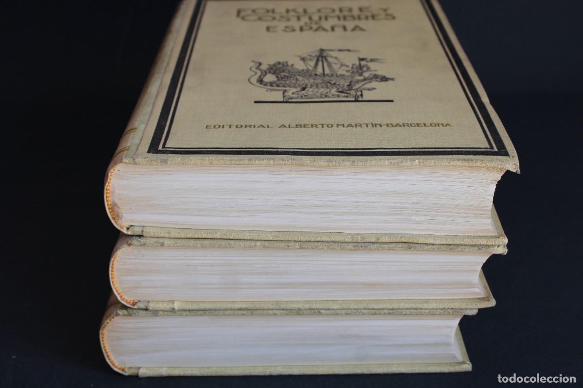 Libros de segunda mano: FOLKLORE Y COSTUMBRES DE ESPA&Ntilde;A / EDITORIAL ALBERTO MARTIN / 3 TOMOS - Foto 2