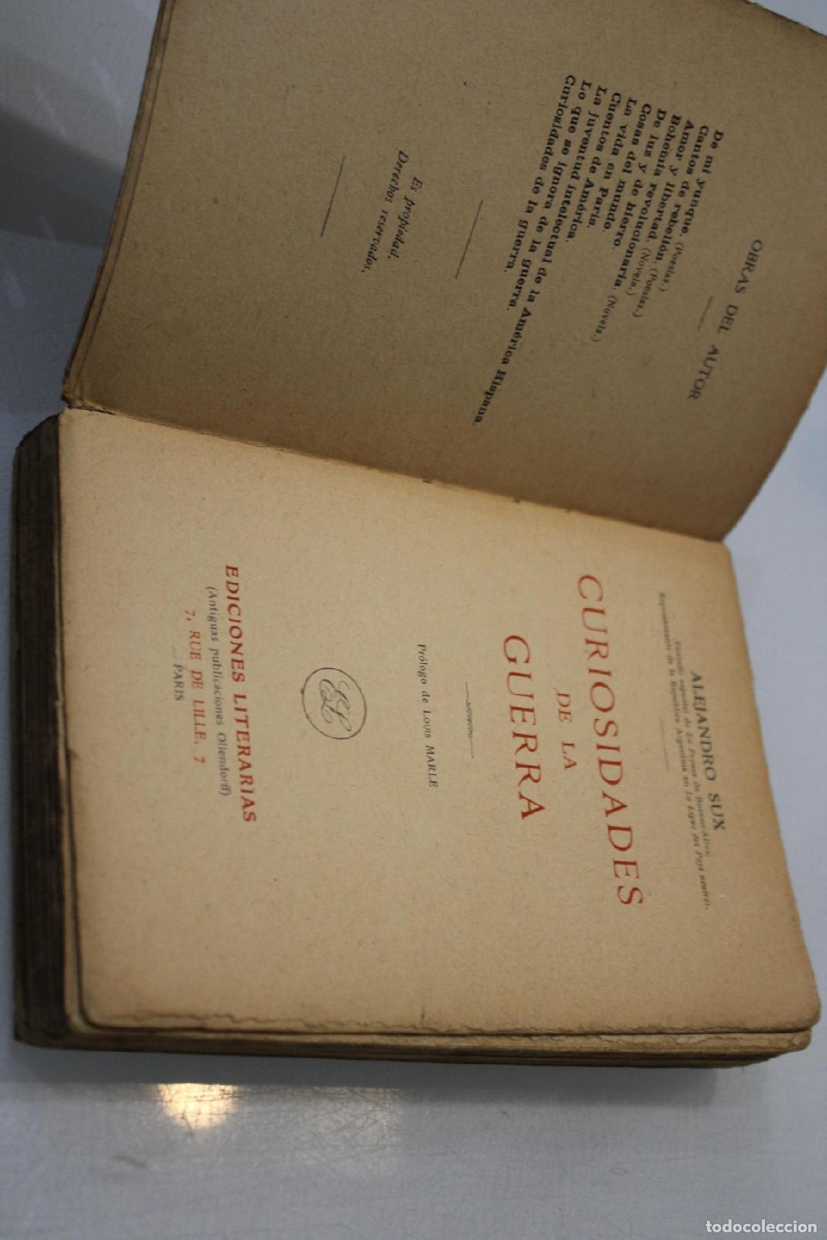 Libros de segunda mano: Curiosidades de la Guerra. - Sux, Alejandro. - Foto 4