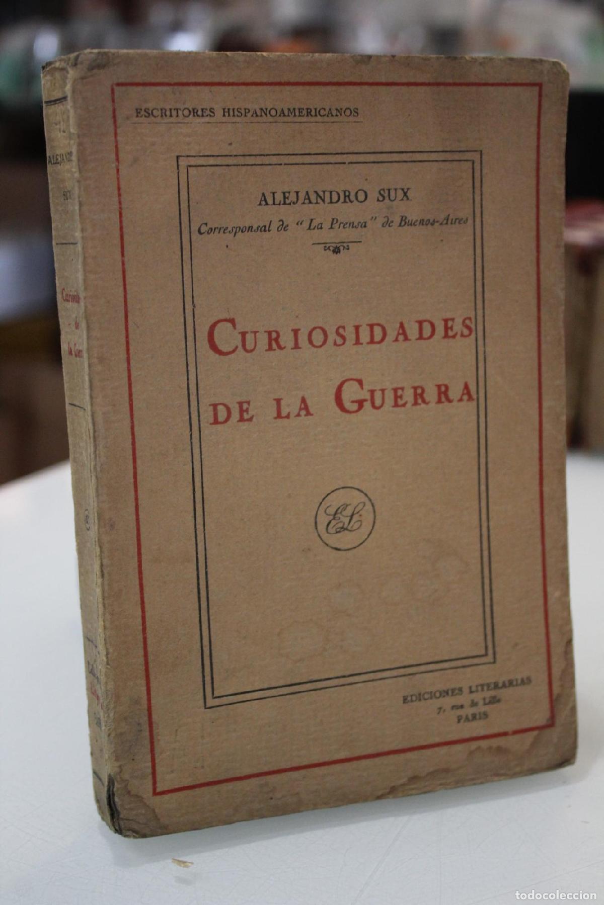 Libros de segunda mano: Curiosidades de la Guerra. - Sux, Alejandro. - Foto 1
