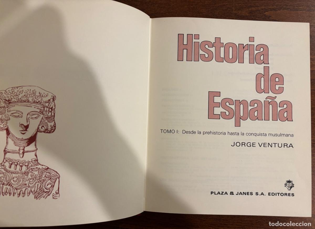 Libros de segunda mano: HISTORIA DE ESPA&Ntilde;A. JORGE VENTURA. TOMOS 1&ordm;, 2&ordm; y 3&ordm; - Foto 3