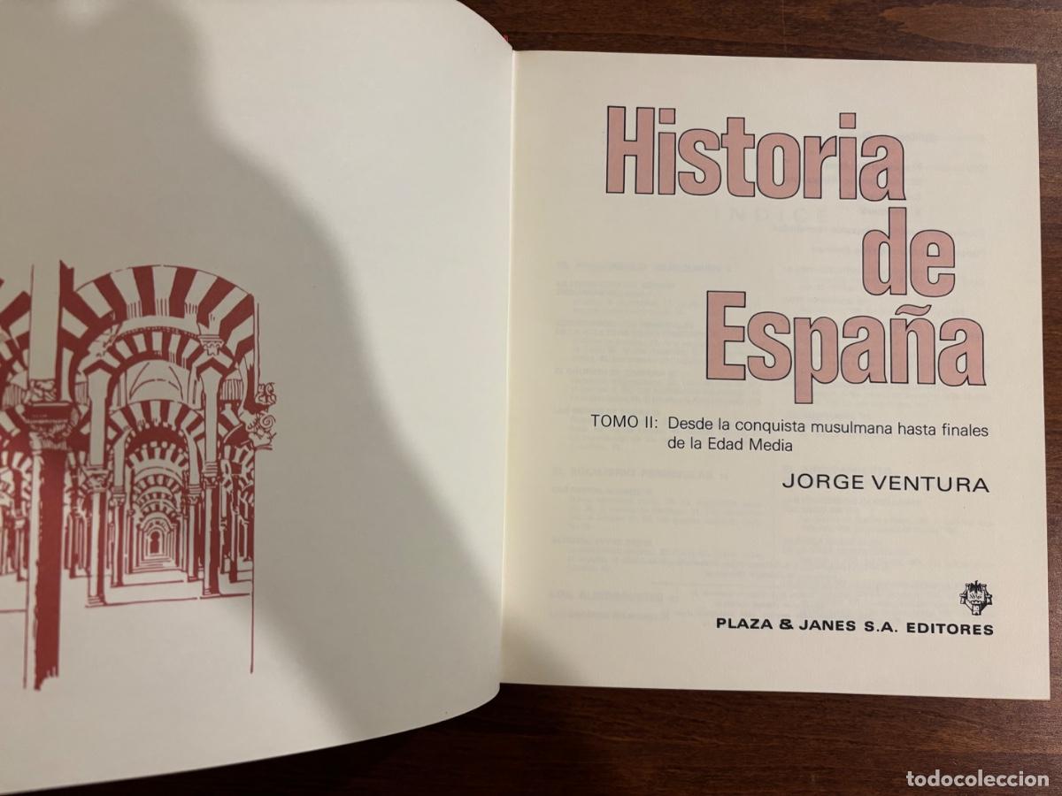 Libros de segunda mano: HISTORIA DE ESPA&Ntilde;A. JORGE VENTURA. TOMOS 1&ordm;, 2&ordm; y 3&ordm; - Foto 6