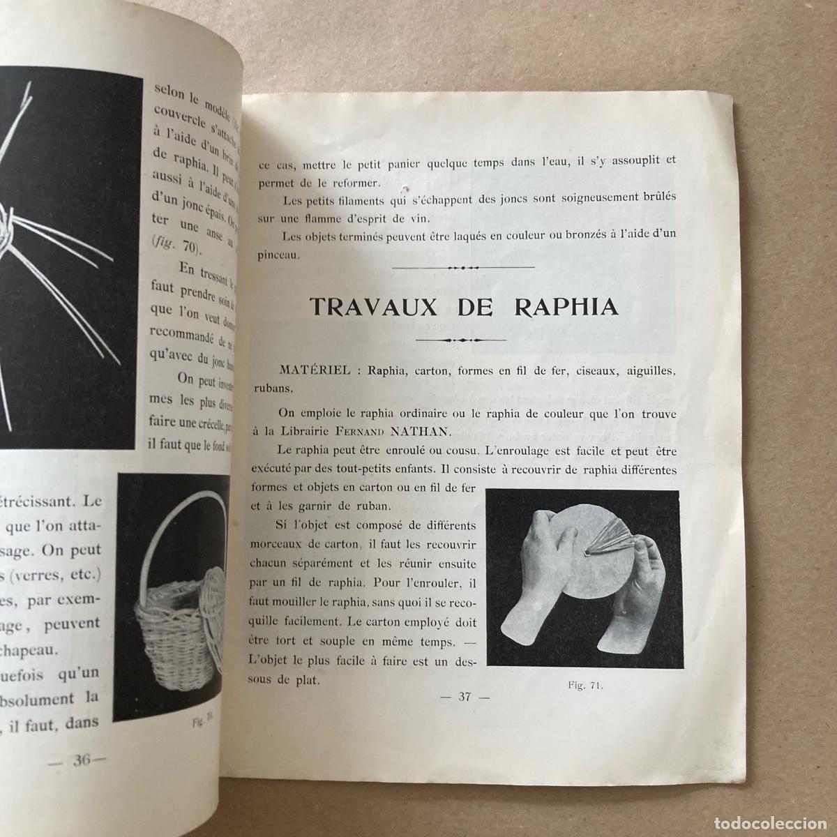 Libros de segunda mano: LIBRO ARTESAN&Iacute;A TRAVAUX DE VANNERIE ET DE RAPHIA, M HELENE GOLDBAUM - Foto 3