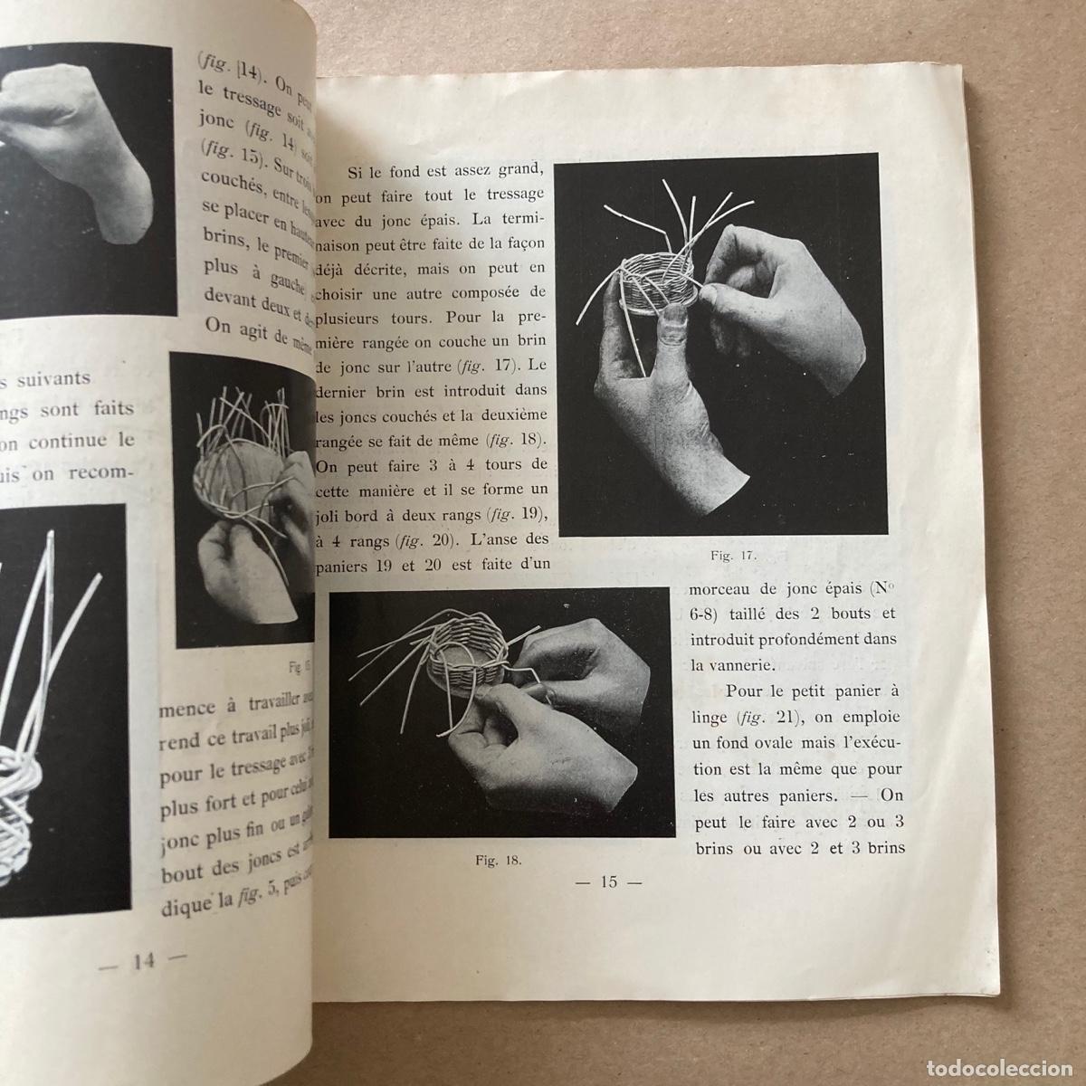 Libros de segunda mano: LIBRO ARTESAN&Iacute;A TRAVAUX DE VANNERIE ET DE RAPHIA, M HELENE GOLDBAUM - Foto 4