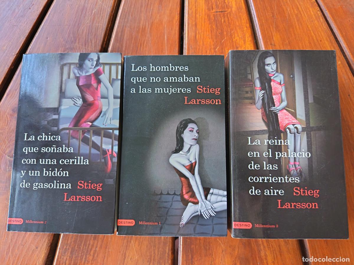 Libros de segunda mano: TRILOGIA MILLENNIUM. STIEG LARSSON. ED. DESTINO. TAPA BLANDA.