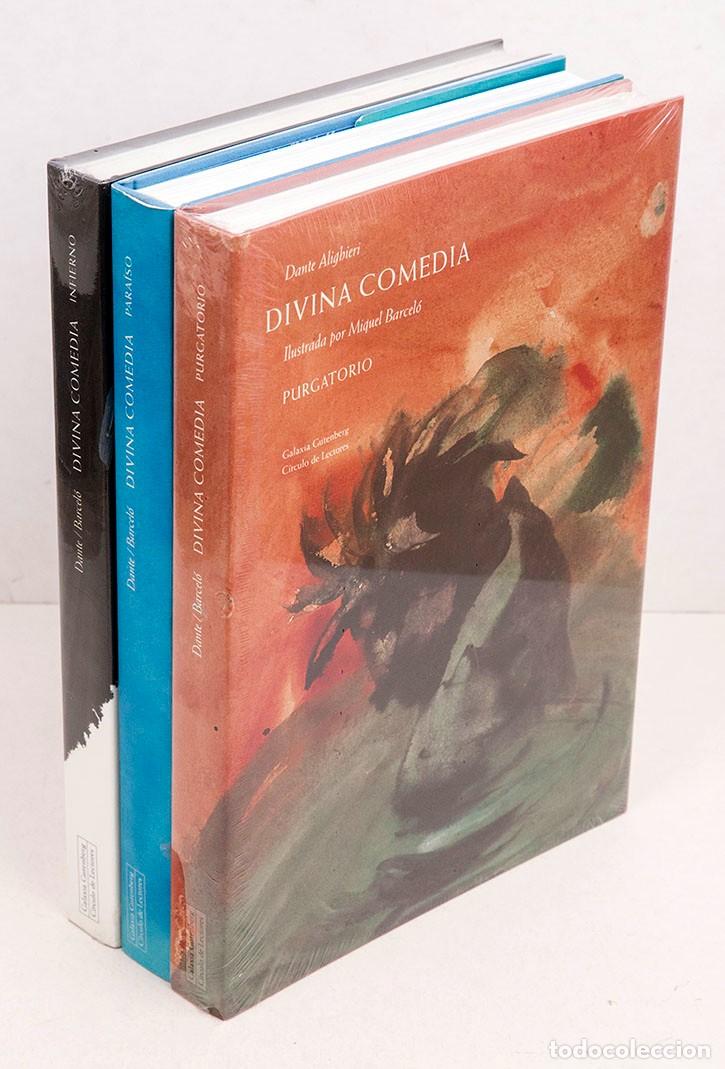 Libros de segunda mano: DIVINA COMEDIA - DANTE ALIGHIERI - MIQUEL BARCEL&Oacute; - 3 TOMOS (completo) - NUEVOS