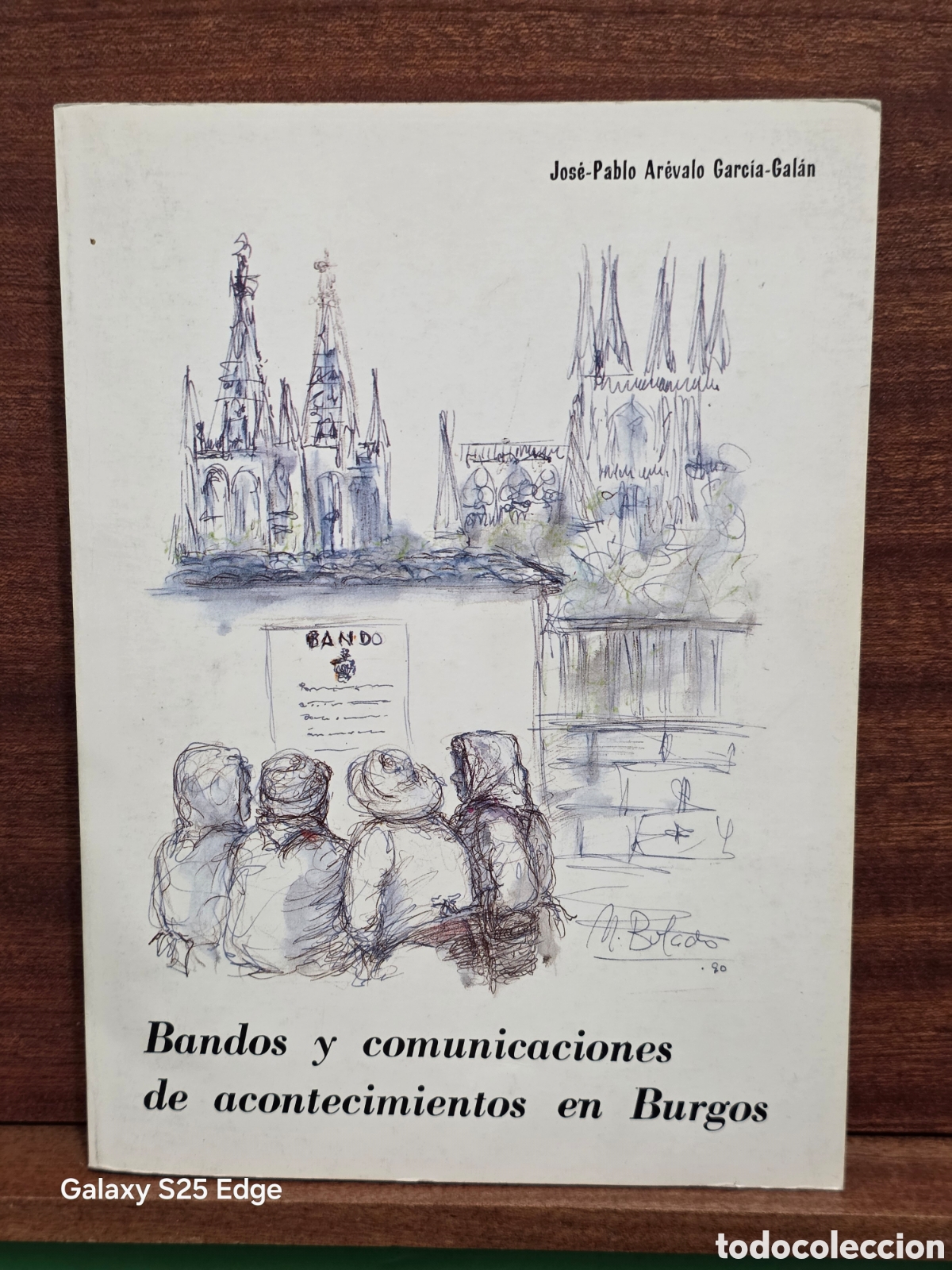 Libros de segunda mano: &rdquo;&rdquo;BANDOS Y COMUNICACIONES DE ACONTECIMIENTOS EN BURGOS&rdquo;&rdquo;...JOSE PABLO AR&Eacute;VALO GARC&Iacute;A-GAL&Agrave;N...1991...
