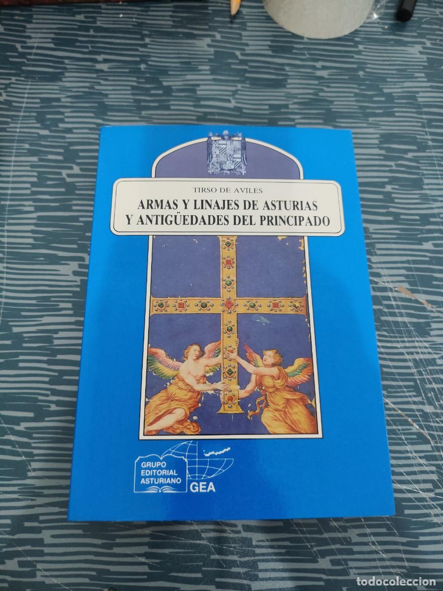 Libros de segunda mano: ARMAS Y LINAJES DE ASTURIAS Y ANTIGUEDADES DEL PRINCIPADO,TIRSO DE AVILES,1991,408 P&Aacute;GINAS.