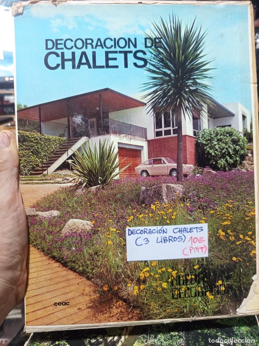 Libros de segunda mano: Decoraci&oacute;n de chalets. Caja con 3 libros. Ediciones CEAC, 1975