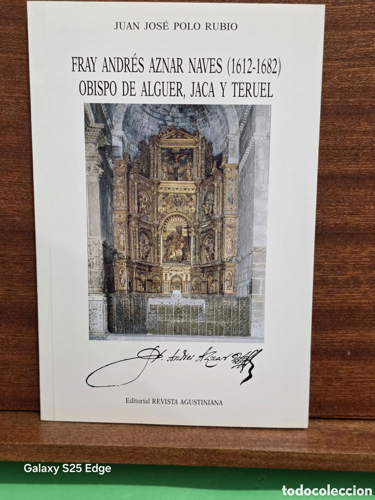 Libros de segunda mano: &rdquo;&rdquo;FRAY ANDR&Eacute;S AZNAR NAVES (1612-1682), OBISPO DE ALGUER, JACA U TERUEL...JUAN JOS&Eacute; POLO RUBIO...1997