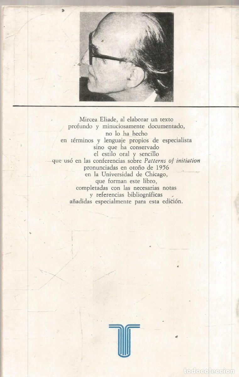 Libros de segunda mano: MIRCEA ELIADE. INICIACIONES MISTICAS. TAURUS - Foto 2