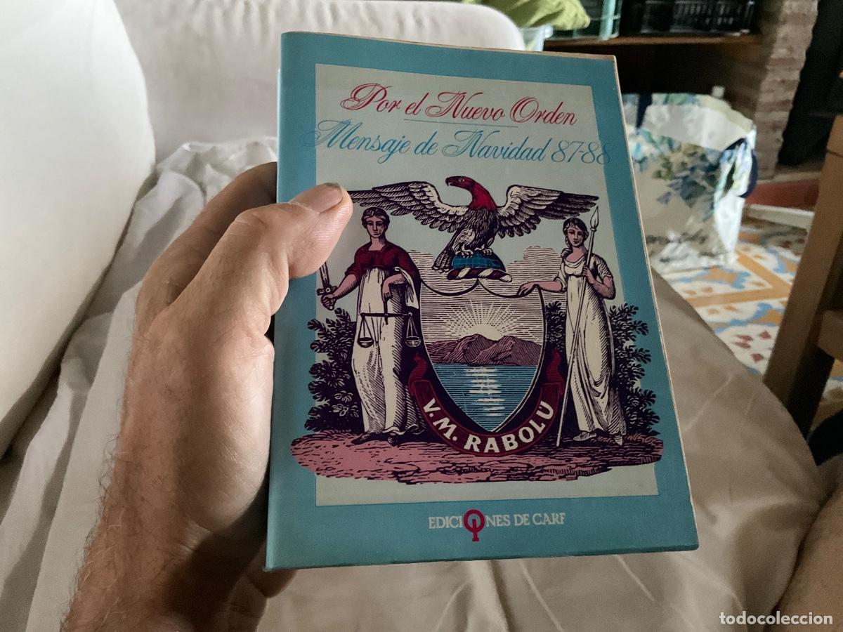 Libros de segunda mano: V M Rabolu mensaje de navidad 87 88 movimiento gnostico
