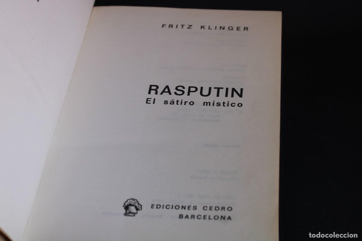 Libros de segunda mano: RASPUTIN,EL SATIRO MISTICO / FRITZ KLINGER - Foto 5