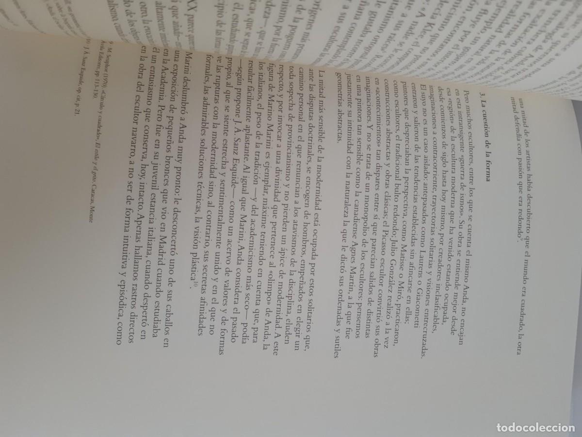 Libros de segunda mano: LANTEGI Jos&eacute; Ram&oacute;n Anda Goikoetxea ESCULTOR - Foto 10