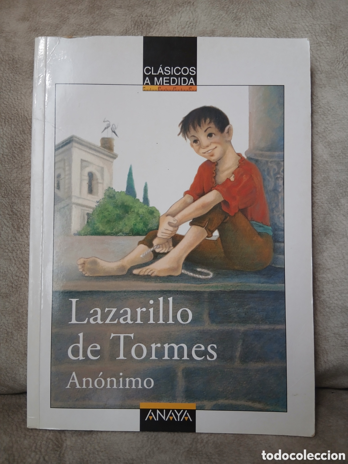 Libros de segunda mano: Libro El Lazarillo de Tormes -Ed. Anaya- Cl&aacute;sicos a Medida