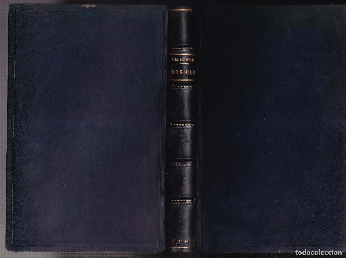 Libros de segunda mano: EUGENIO MAR&Iacute;A DE HOSTOS: ESSAIS. PAR&Iacute;S, 1936. PUERTO RICO. CON DEDICATORIA AUT&Oacute;GRAFA.