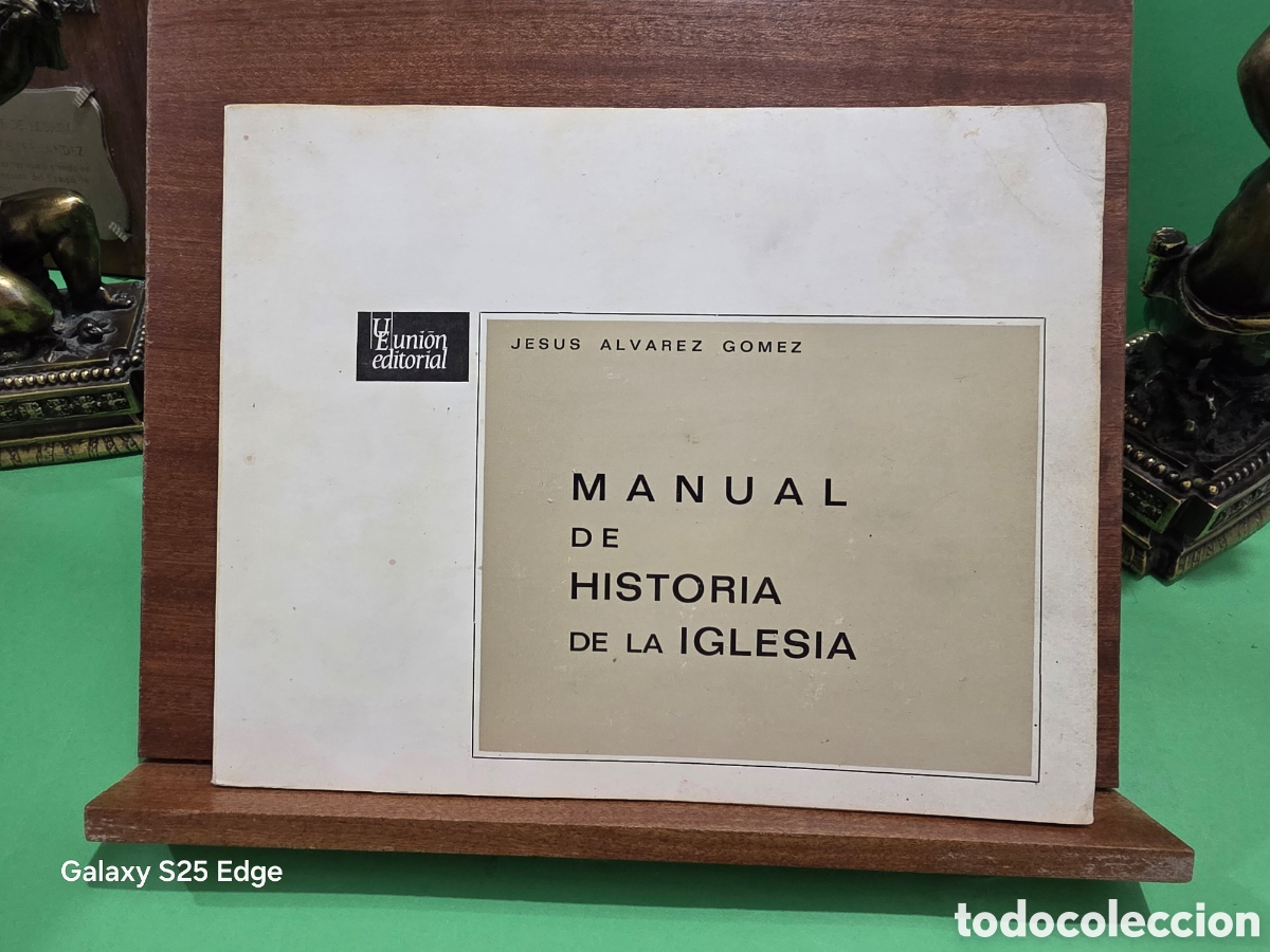 Libros de segunda mano: &rdquo;&rdquo;MANUAL DE HISTORIA DE LA IGLESIA&rdquo;&rdquo;...JES&Uacute;S ALVAREZ G&Oacute;MEZ...UNION EDITORIAL...1969...