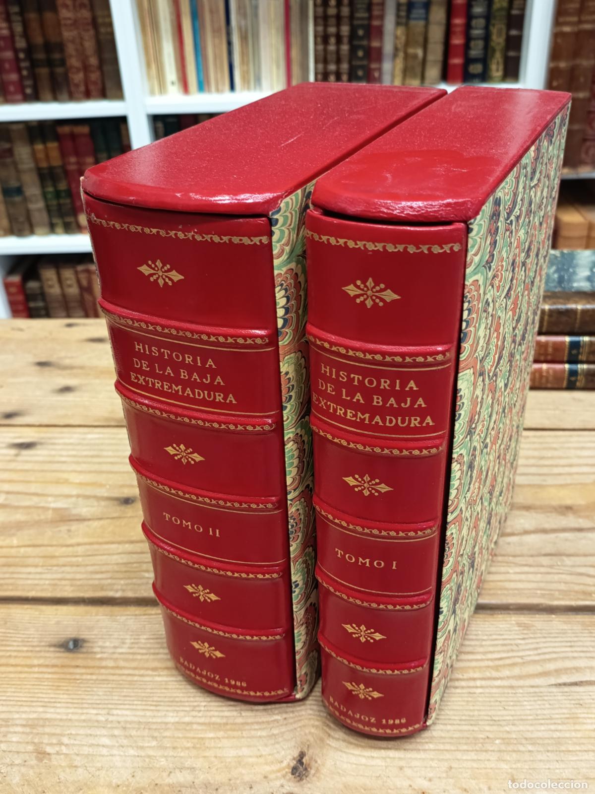 Libros de segunda mano: 1986 - MANUEL TERR&Oacute;N ALBARR&Aacute;N. Historia de la baja Extremadura, 2 tomos - ENCUADERNACI&Oacute;N