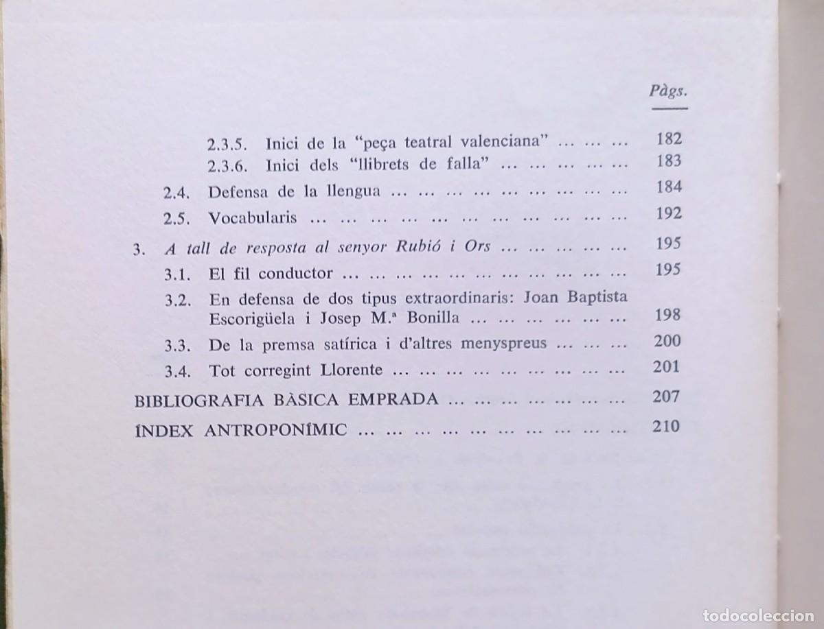Libros de segunda mano: ELS ORIGENS DE LA RENAIXEN&Ccedil;A VALENCIANA - VICENT SIMBOR ROIG. - Foto 3