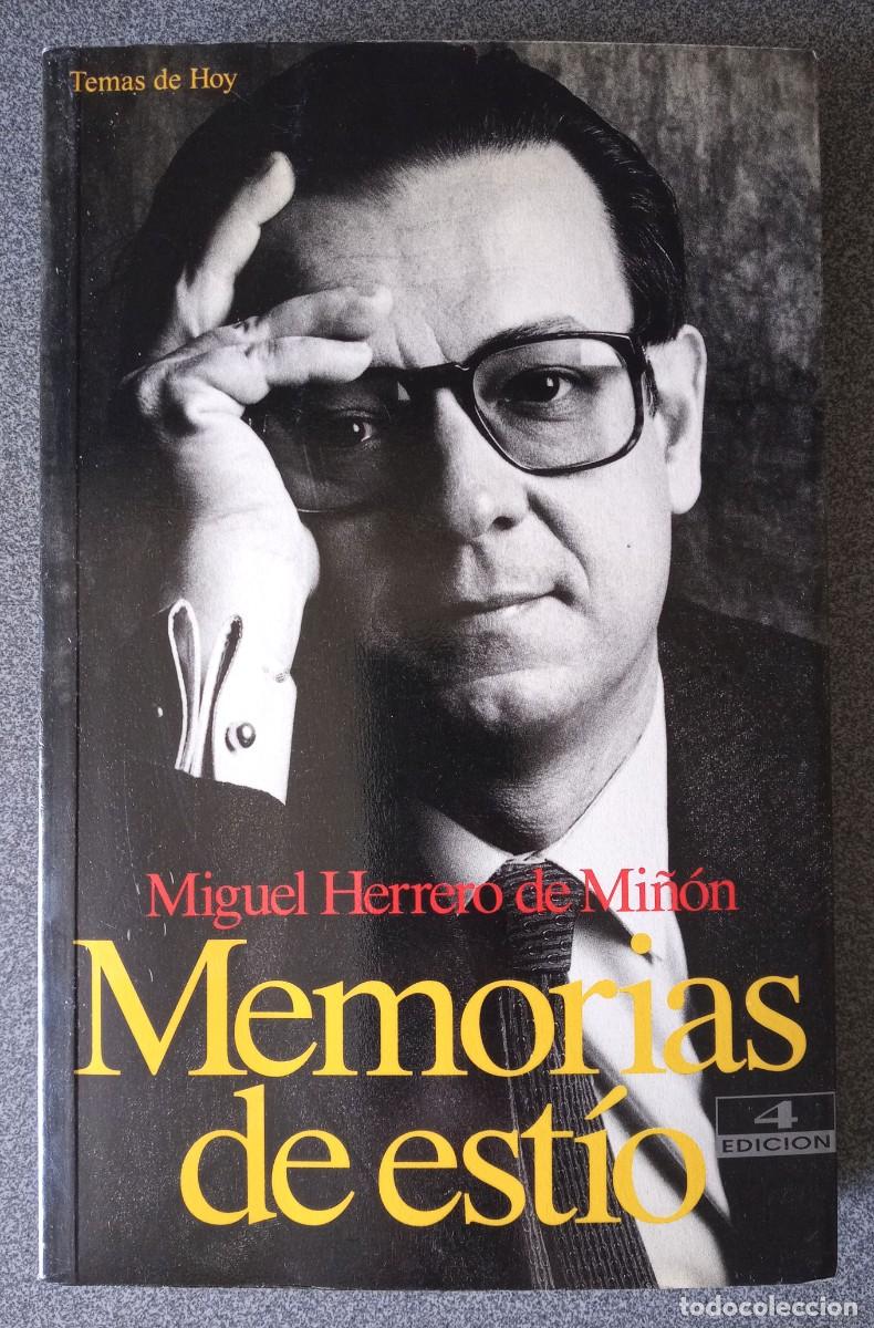 Libros de segunda mano: Memorias De Est&iacute;o Miguel Herrero De Mi&ntilde;&oacute;n