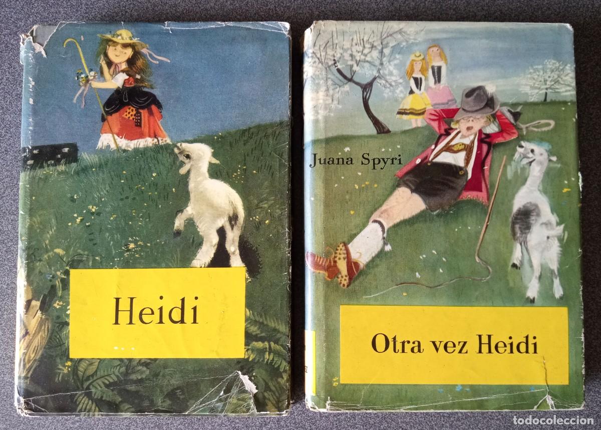 Libros de segunda mano: Lote libros Heidi Otra Vez Heidi Juana Spyri