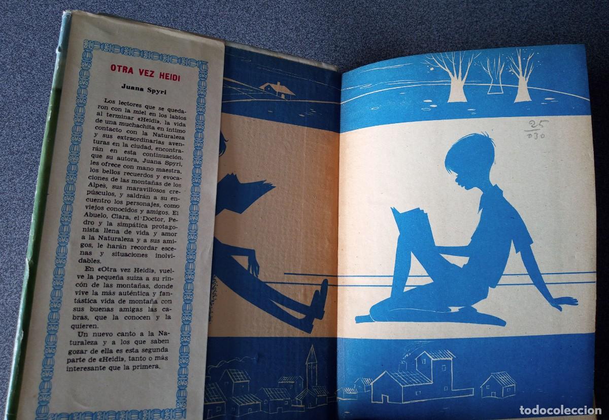 Libros de segunda mano: Lote libros Heidi Otra Vez Heidi Juana Spyri - Foto 10