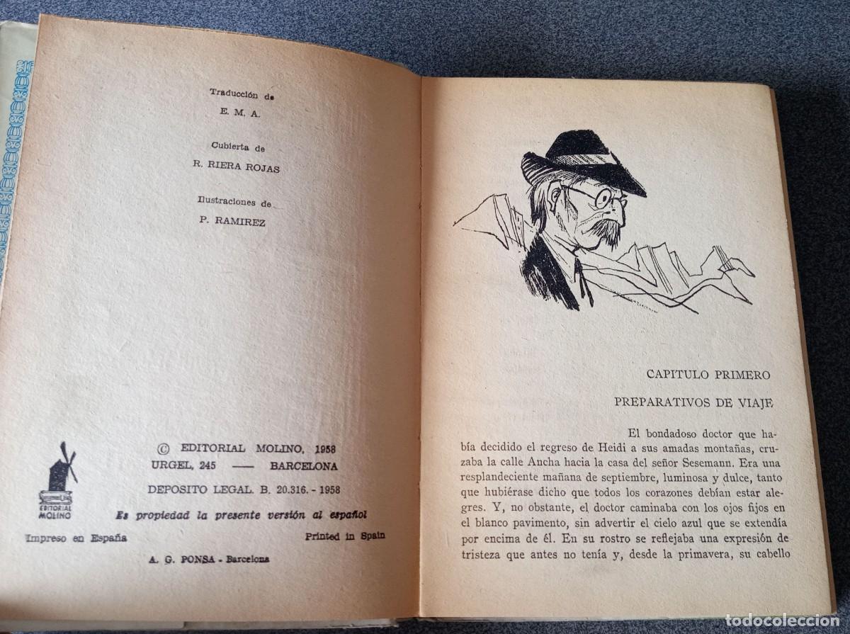 Libros de segunda mano: Lote libros Heidi Otra Vez Heidi Juana Spyri - Foto 13