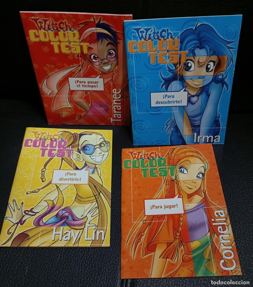 Libros de segunda mano: WITCH COLOR TEST - LOTE 4 CUADERNOS DE PASATIEMPOS DE WITCH - HAY LIN - TARANEE - IRMA - CORNELIA