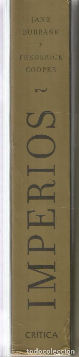 Libros de segunda mano: JANE BURBANK/ FREDERICK COOPER. IMPERIOS. CRITICA. - Foto 3