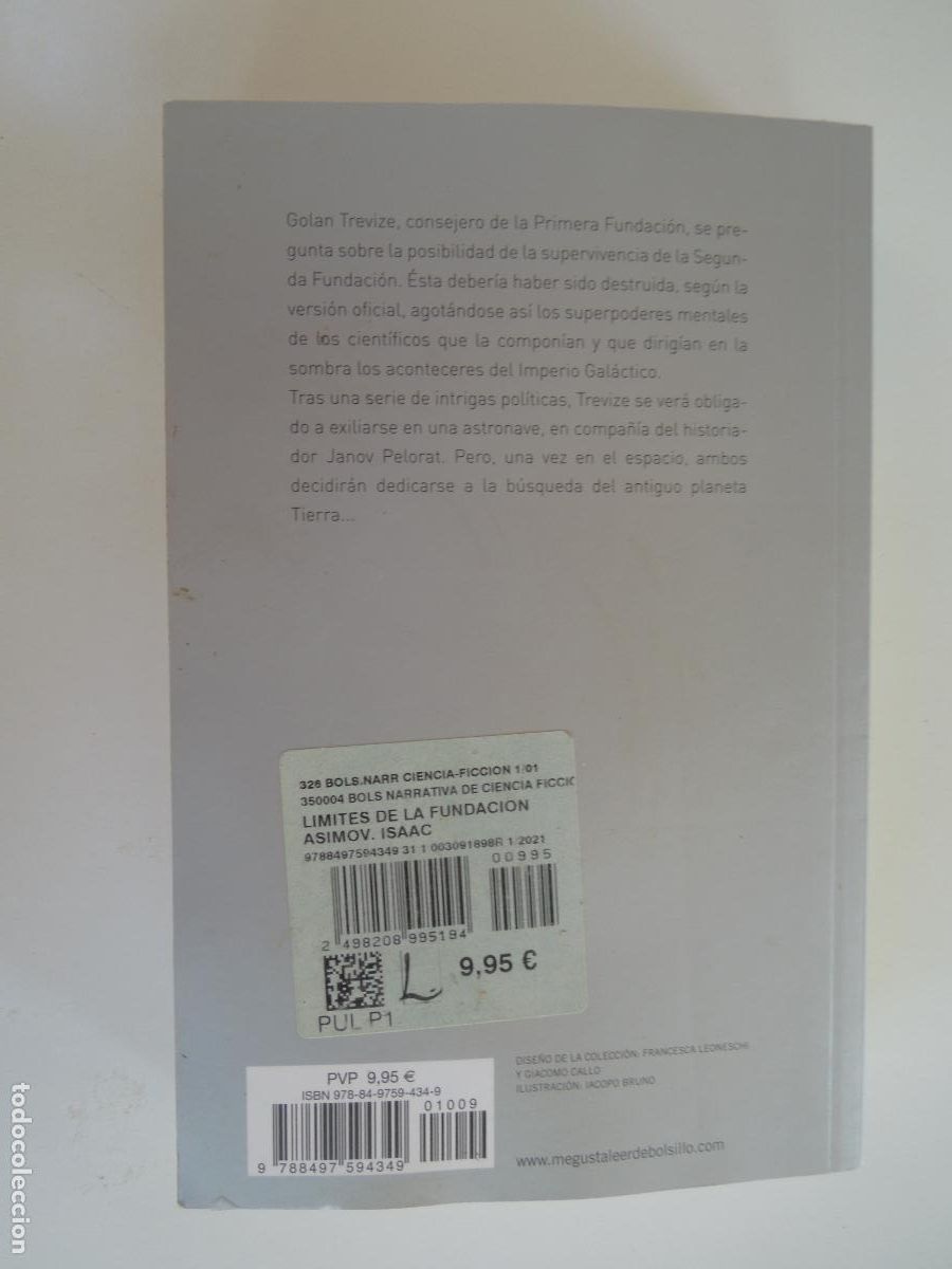 Libros de segunda mano: ASIMOV -LOS LIMITES DE LA FUNDACI&Oacute;N - DE BOLSILLO 2020 - Foto 2