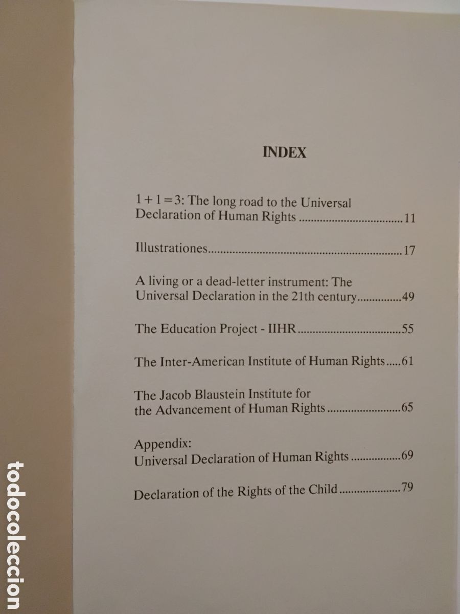 Libros de segunda mano: INSTITUTO INTERAMERICANO DE DERECHOS HUMANOS &ndash; COMMEMORATIVE EDITION &ndash; 1988 - Foto 4