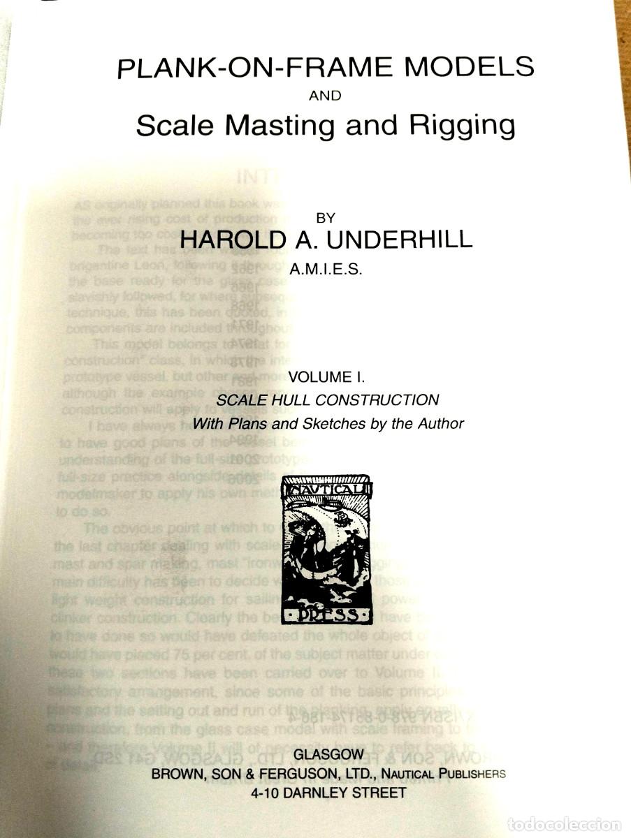 Libros de segunda mano: Modelismo Naval - Vol I-II - Plank-On-Frame Models and Scale Masting & Rigging - Foto 8