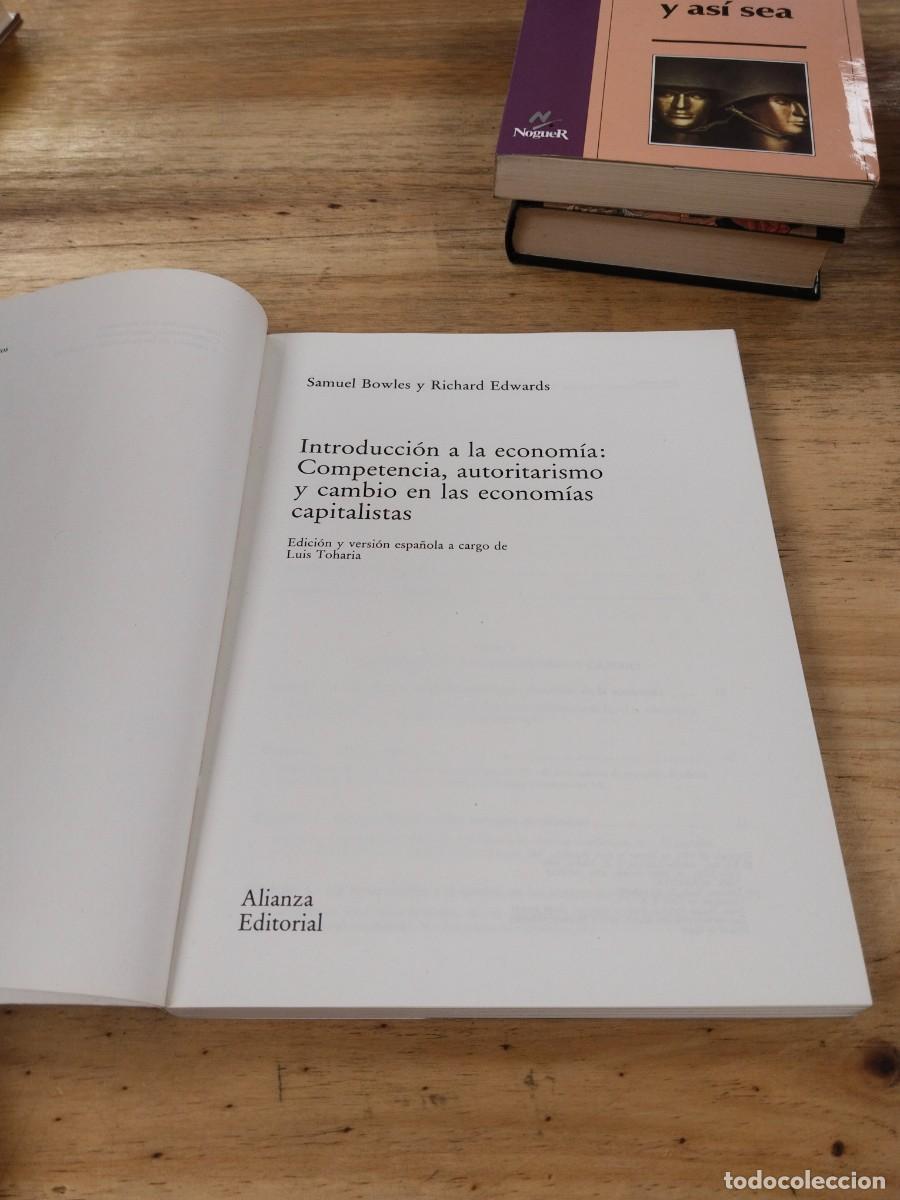 Libros de segunda mano: Introducci&oacute;n a la Econom&iacute;a - Samuel Bowles y Richard Edwards - Foto 4