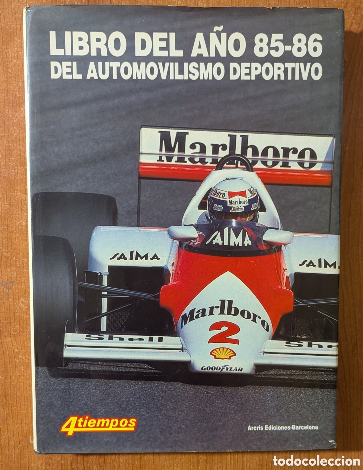 Libros de segunda mano: Libro del a&ntilde;o 85-86 del automovilismo deportivo Arcris ediciones. 4tiempos 85 86 1985 1986
