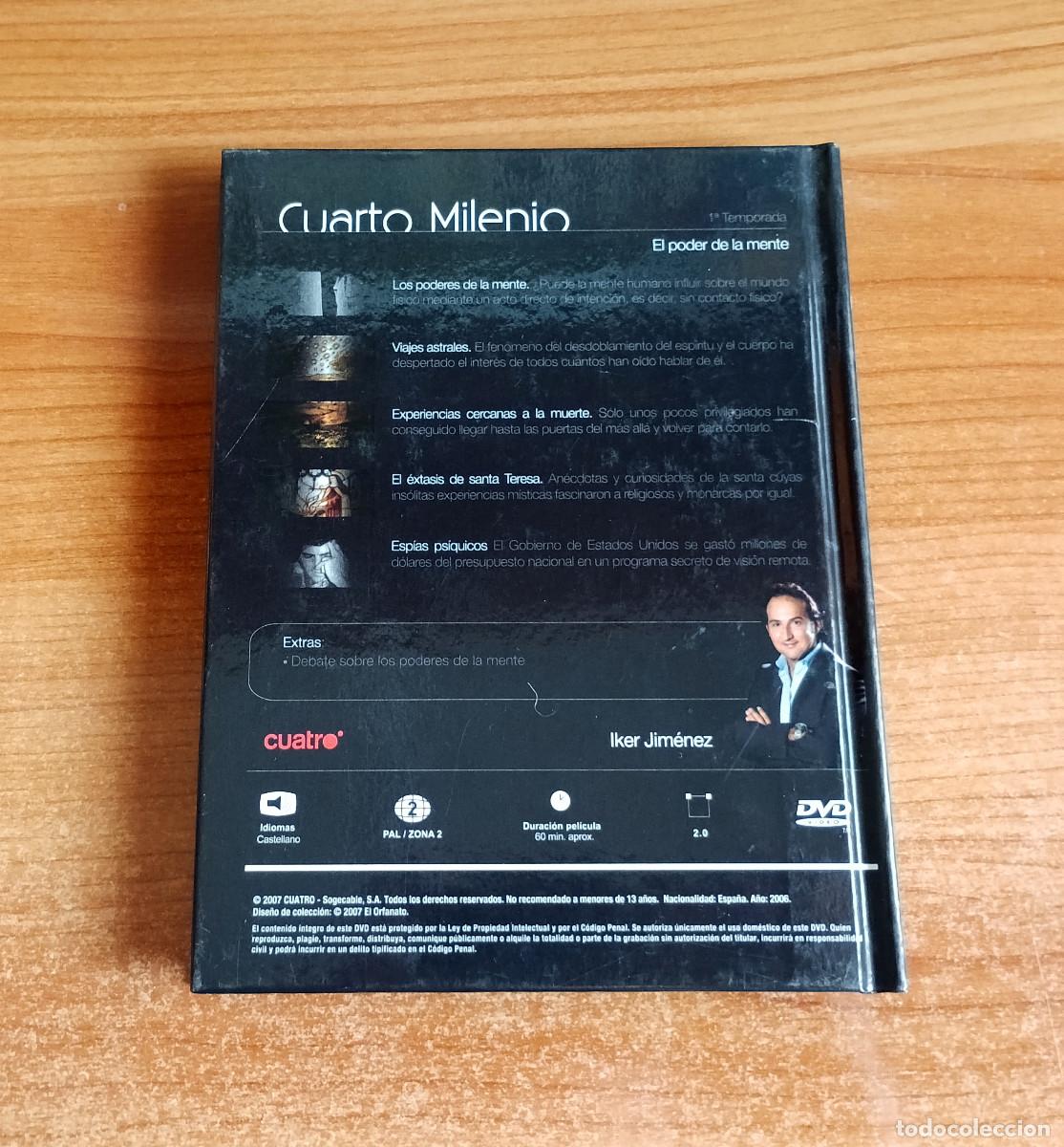 Libros de segunda mano: Libro con DVD - El poder de la mente - Iker Jim&eacute;nez - Cuarto milenio n&ordm; 15 - Foto 2