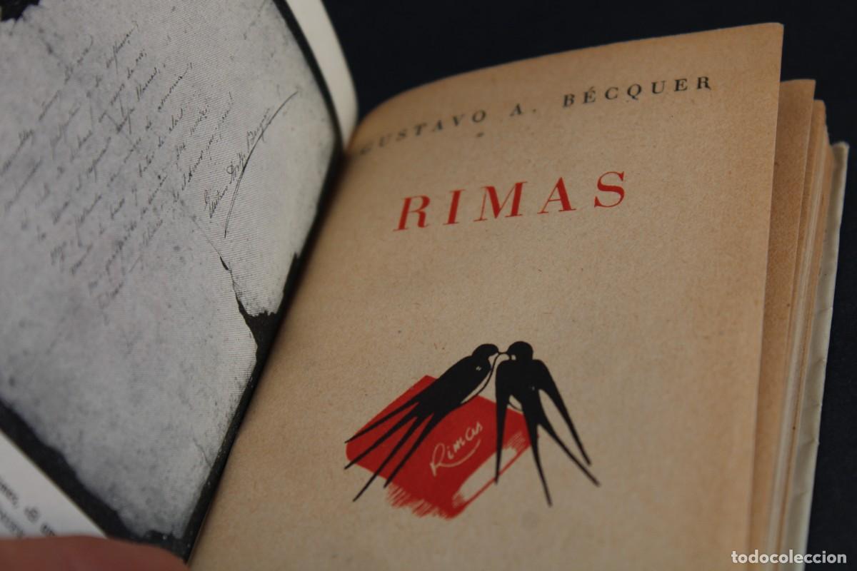 Libros de segunda mano: RIMAS / GUSTAVO A.BECQUER / 1948 - Foto 6