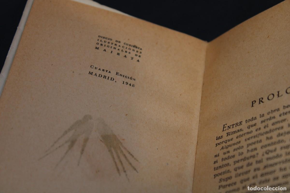 Libros de segunda mano: RIMAS / GUSTAVO A.BECQUER / 1948 - Foto 7