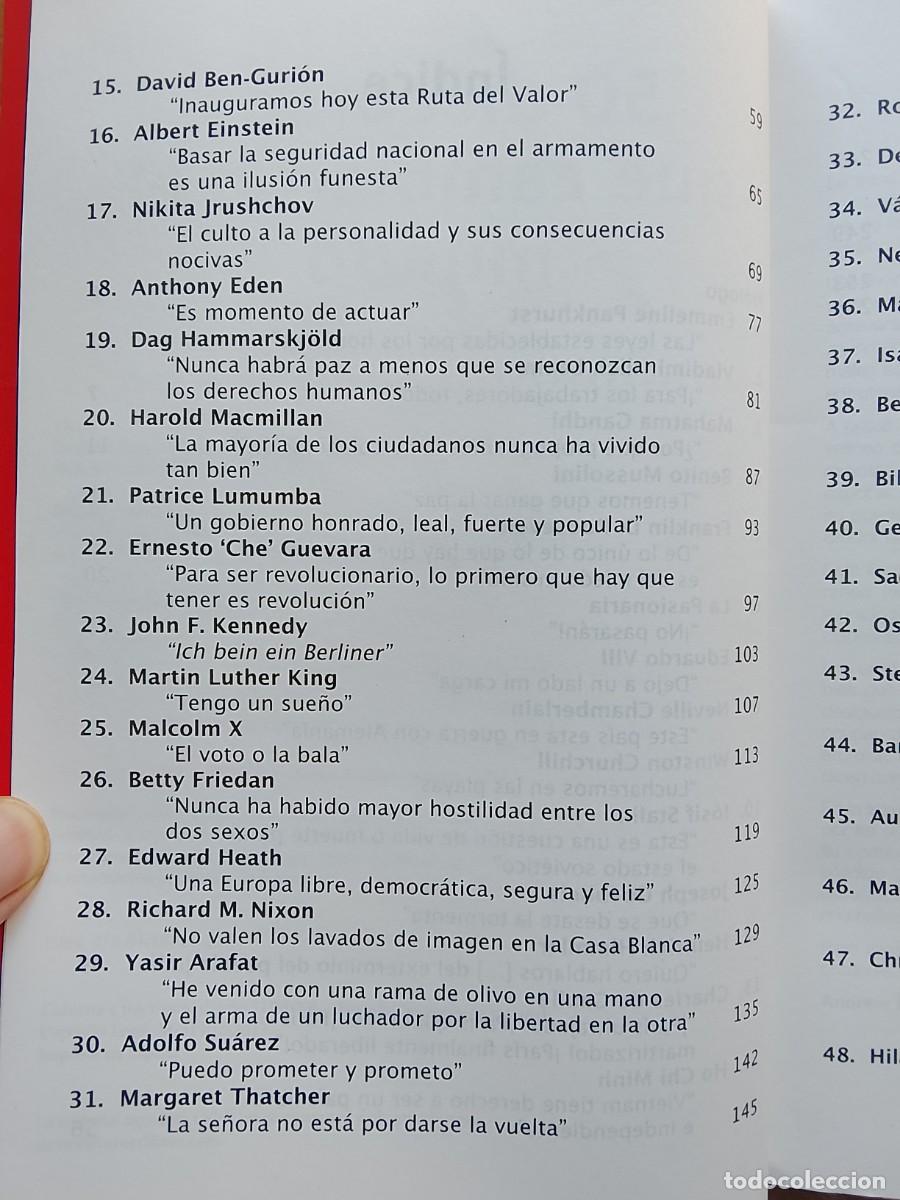Libros de segunda mano: 50 discursos que cambiaron el mundo - Foto 5
