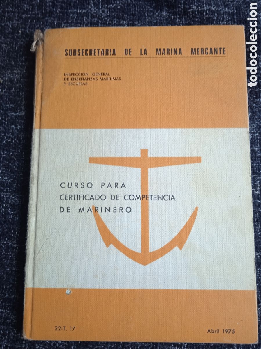 Libros de segunda mano: CURSO PARA CERTIFICADO DE COMPETENCIA MARINERO