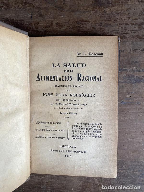 Gebrauchte B&uuml;cher: La salud por la alimentacion racional - Pascault L.