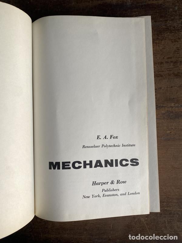 Libros de segunda mano: Mechanics - Fox E. A.