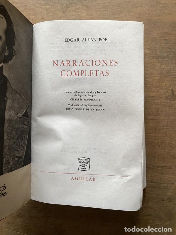Libros de segunda mano: Narraciones Completas - Poe Edgar Allan