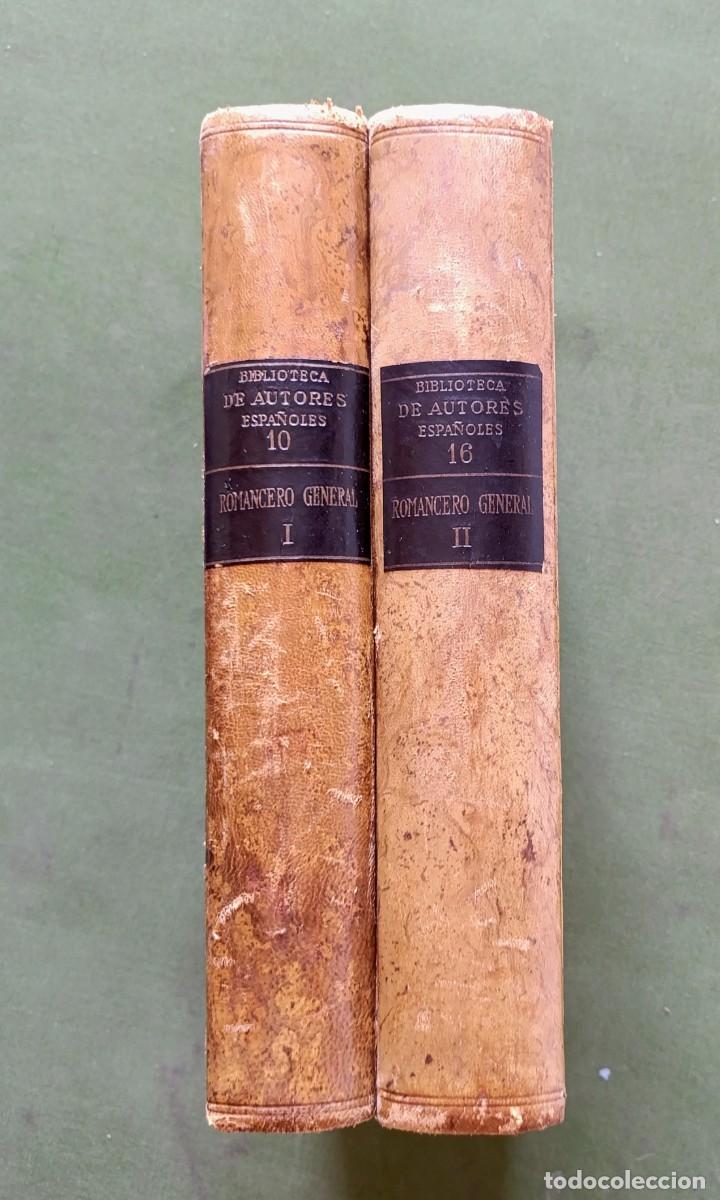 Libros de segunda mano: ROMANCERO GENERAL - ROMANCES CASTELLANOS ANTERIORES AL SIGLO XVIII - AGUST&Iacute;N DUR&Aacute;N - 1945 -