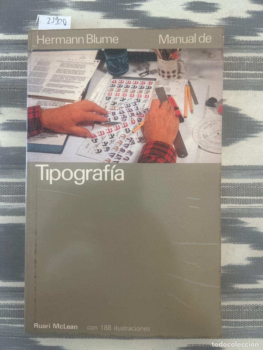 Livres d'occasion: MANUAL DE TIPOGRAFIA, HERMANN BLUME