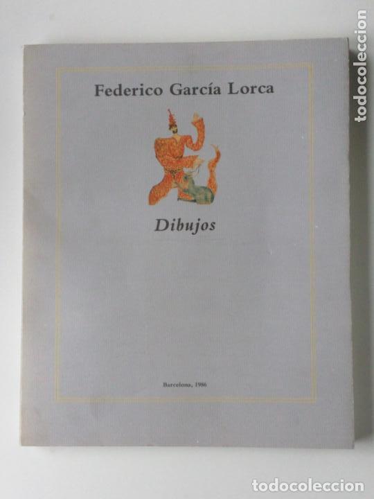 Libros de segunda mano: Federico Garc&iacute;a Lorca-DIBUJOS (Ministerio Cultura.1986) Cat&aacute;logo Exposici&oacute;n la Caixa Barcelona