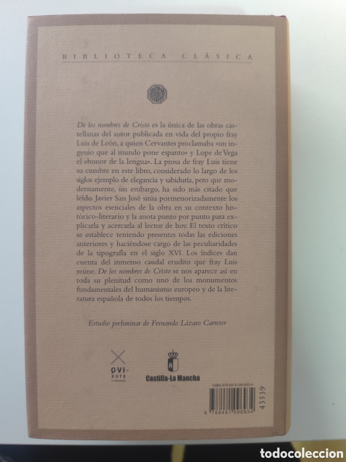 Libros de segunda mano: Fray Luis de Le&oacute;n DE LOS NOMBRES DE CRISTO Biblioteca cl&aacute;sica - Foto 2