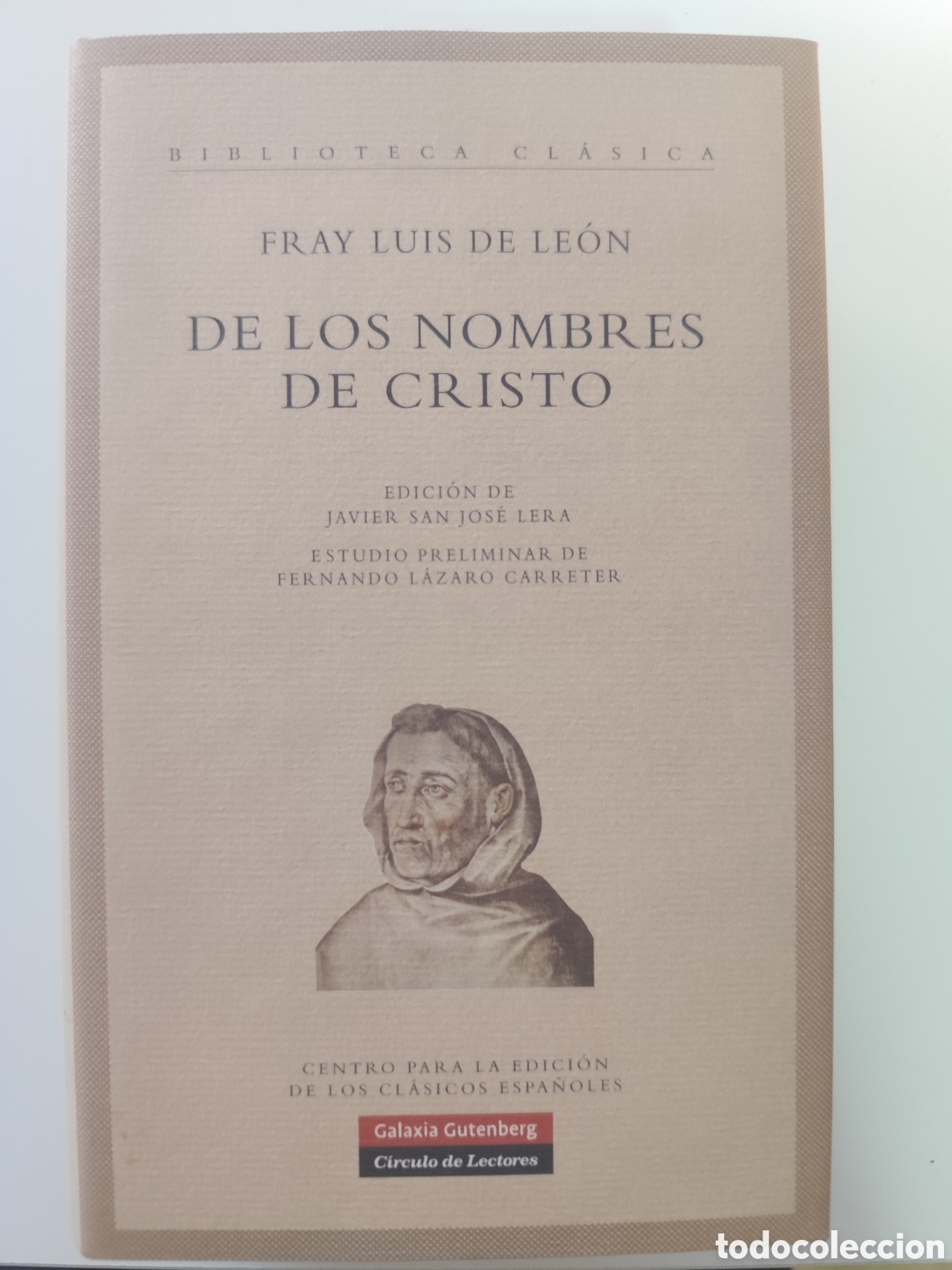 Libros de segunda mano: Fray Luis de Le&oacute;n DE LOS NOMBRES DE CRISTO Biblioteca cl&aacute;sica